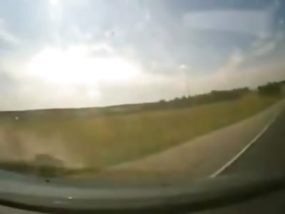 LMFAO: Guy Trying to Go Around Stopped Trucks Rams Police Cruiser 