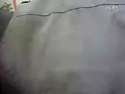 How to Attract a Crowd....Rare Chinese Gore....Full Video of 2 still Suffering on the Road in a Bloody Mess