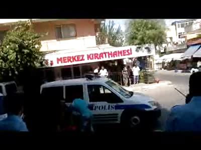 Dont Swing a Chair at a Cop....(Man Fatally Shot in the Stomach) 