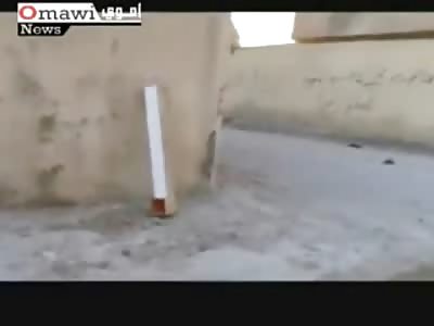 Teen Rebel Dies on Camera From Sniper Head Shot, Cameraman holds up his Finger for the Win