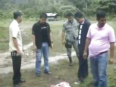 Guys Necklaced Murdered, Burned to Death ... Still Smoldering