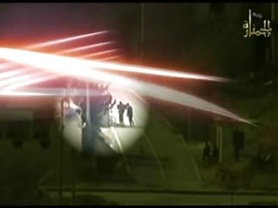 Absolutely Devastating Bomb Attack on Lone Car Disintegrates the Vehicle (watch the lucky Man sitting on the Side of Road)