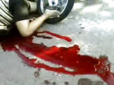 Biker Rear Ended Truck in Fatal Accident 