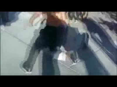 Bad Ass Girl fights like a Male Boxer (watch slow motion)