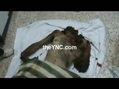 Short Video of Man with his Head Blown Off from Something