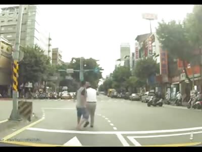 RESPECT YOUR ELDERS: Guess this Guy Didn't Get the Memo