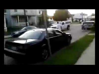 White Man Brutally Knocked Out by Black Man for calling him the N-Word