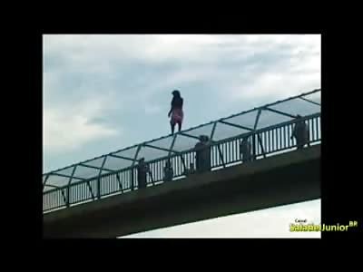 Girl in Blowing Pink Dress wants to Die and wants EVERYONE to Watch It