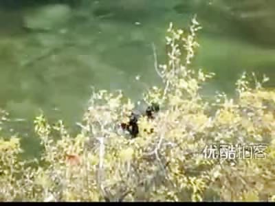 HERO: Female Saves Drowning Mans Life in Epic Boss Like Fashion