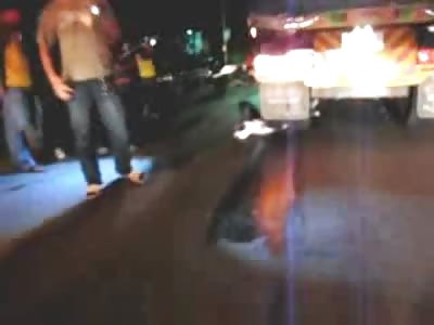 Porcelain Doll had a Bad Bad Ride on her Motorcyle 