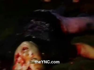 Gruesome Scene of a Man Shot to Death with a Shotgun to the Face, and Some Triumphant Music