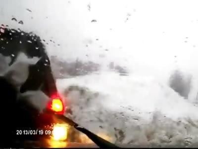 POV: Man Ejected from Van then Hit Head on in this Tragic Accident