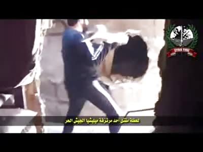 FSA With a Sledgehammer is Killed (Slow Motion Added)