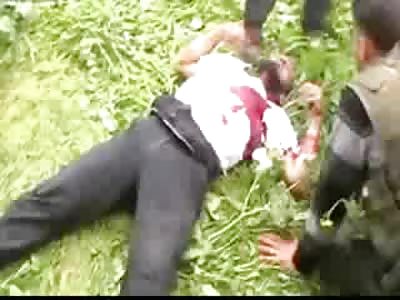 They Watch Their Buddy Slowly Die.....While Chanting their Usual Shit