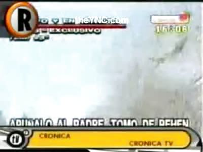 High on Drugs Man Jumps off of a Building onto the Concrete Street