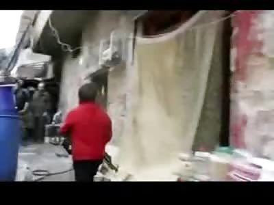 SHOCK VIDEO: Meet Ahmed, 8 Year old FSA Solider,  He Enjoys Smoking, Shooting his AK-47 and Killing the Enemy (Subtitles Included)