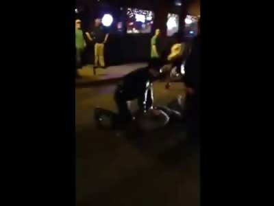 Liberal Crowd in Massachusetts Screams at Cops while Arresting Drunk Idiot