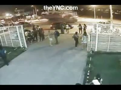 Motorcyclist Killed Instantly by Flying Dump Truck in Front of Gathered Crowd