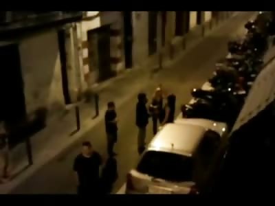 Father Enraged that his Daughter is a Club Slut gets his Ass Kicked by 3 Police Officers