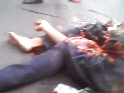 Source claimed this was a Girl..You can make out her Mouth when the Cameraman Zooms In