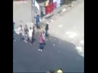 Dog Owner gives the Order to ATTACK Woman throwing Rocks at Them