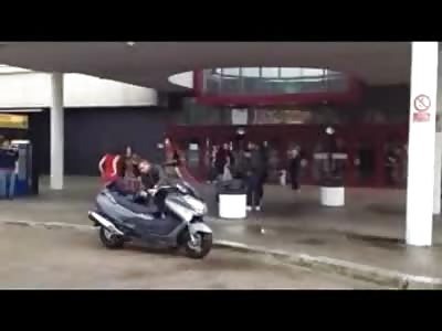 Sexy Girl gets her Dress Torn Off in Street Fight