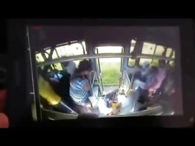 Man getting off of the Bus turns Around and Executes Dentist 