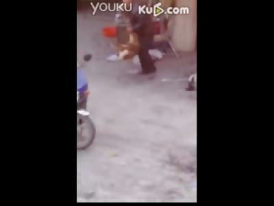 Restaurant Owner in China Mercilessly Butchers Dogs 