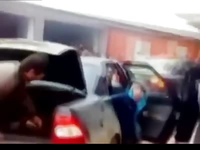 SCHOOL SHOOTING: Excited Father Starts Shooting his Automatic Weapon at School After Dropping his Son Off