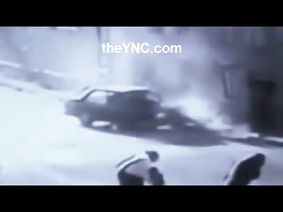 Little Girl runs in Front of Car is Killed as Family Watches