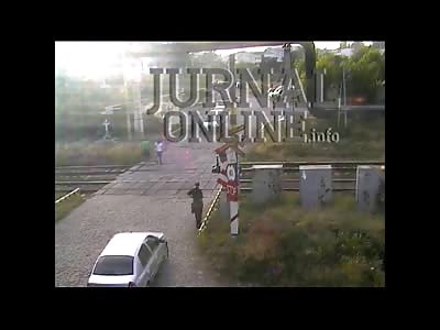 Man holding a Bag contemplates Suicide for a While then Disappears Completely.........