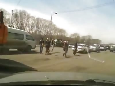 Horrible Death: Old Woman with a Cane is Killed Quickly as Dump Truck full of Rubble Rolls over Her