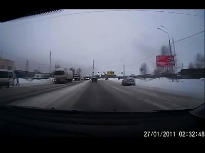 Crushed to Death by Pissed off Driver in Cement Mixing Truck Who Purposely Runs him Over?