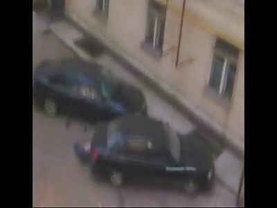 Russian Pinhead thinks he is Spiderman and Learns the Hard Way 