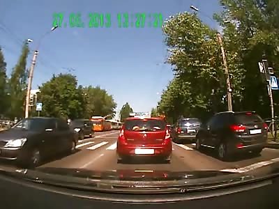 Lucky Boy somehow Survives this Accident