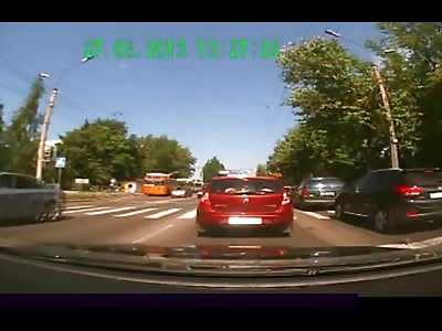 Suicidal Bicyclist is Hit by Truck and Dragged to his Death