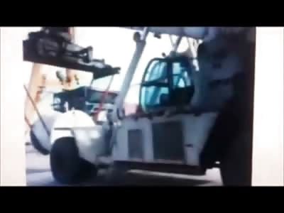 Man Run Over by a Steamroller at a Local Event