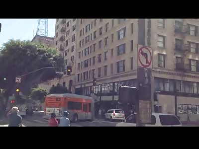 Naked Woman Jumps from Building in Los Angels California 