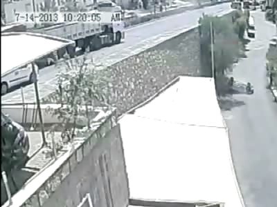 Man Drives Backwards off of a 4 Story Bridge.....