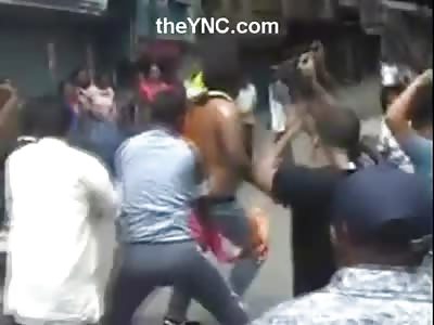 Man Sets Himself on Fire and then Dances like Michael Jackson