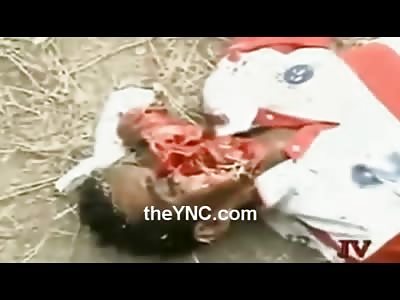 Shocking Video shows Man get Bullhorn THROUGH the Face (Watch the Slow Motion..OUCH)