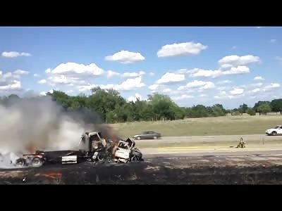 American records Aftermath of People Burning with some Colorful Commentary