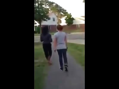 White Girl messes with the WRONG Black Girl