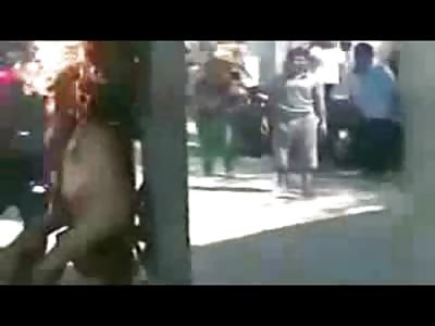 How Mob Justice is Dispensed in Iraq ... Given to Crowd to Do with as they Please