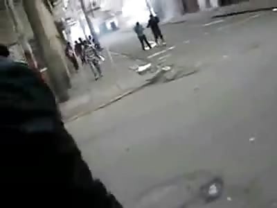 DAMN: Colombian Police Take out Woman Eye