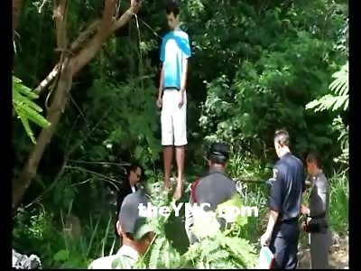 Russian Man makes a Billboard out of Himself along the Road