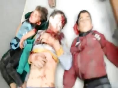 Man Holds the Beheaded body of a Little Girl ... and Another Woman Dead Looks like the Joker