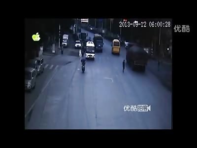 Man Praying in Traffic for Death finally gets a truck to Comply