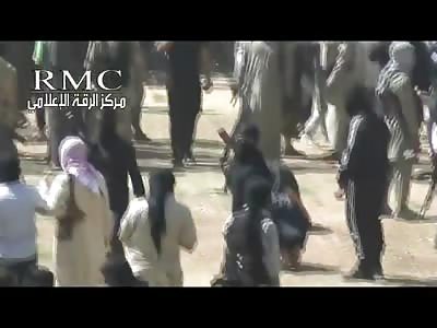 Fight Night in Syria...Men are Executed to JOY of the Cheering Crowd