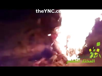 Man Set a Blaze and Gets Stoned Just for Good Measure While Burning